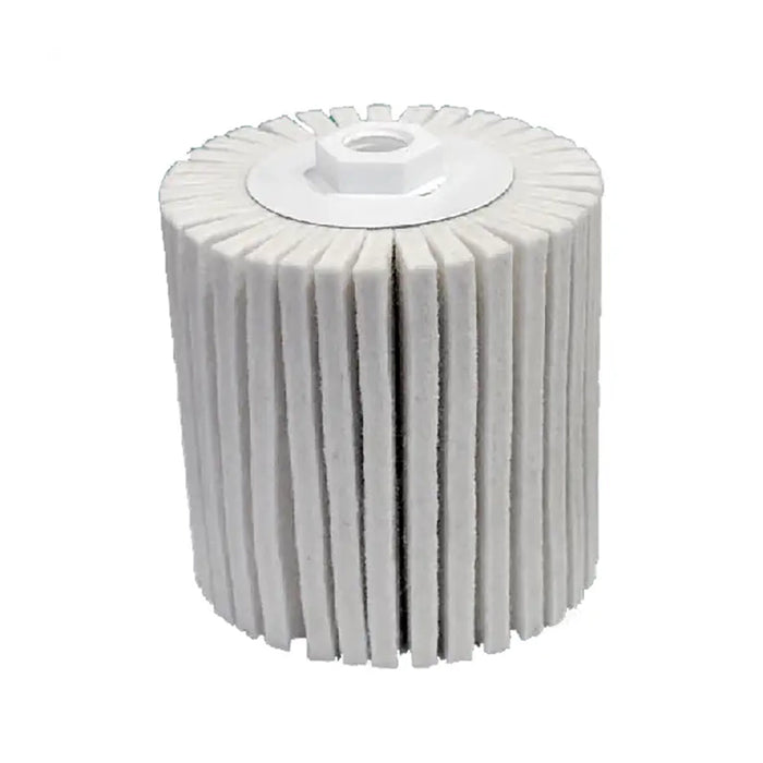 Rodillo flap de felpa densidad 5 de 100 x 100 x 15.9-11 mm 2308