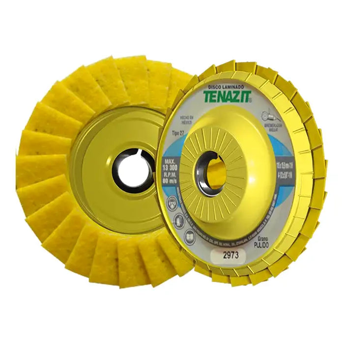 Disco laminado de fibra Pulizit para limpieza de 115 x 15.9-11 mm 2973