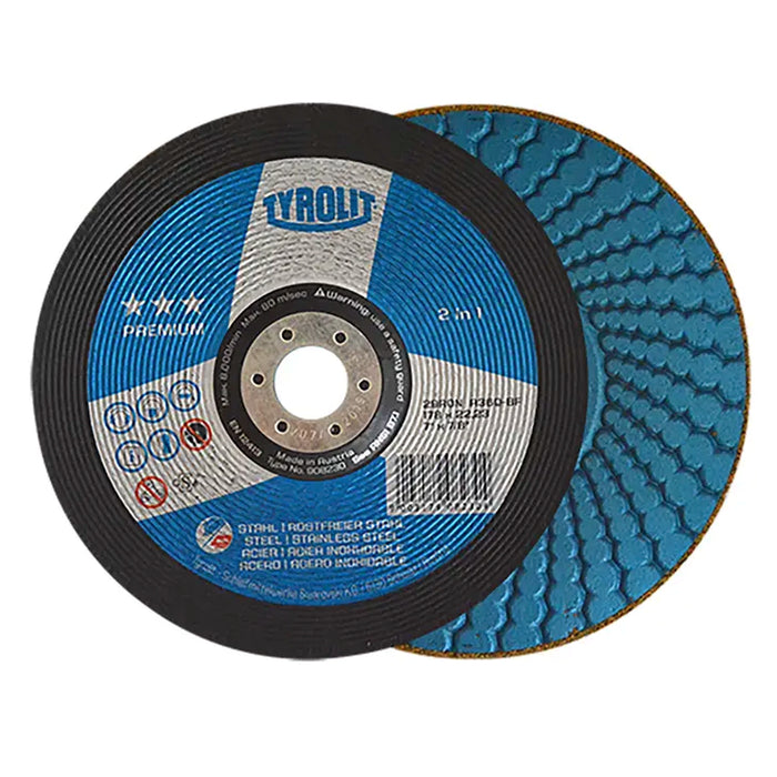 Disco abrasivo para desbaste de acero y acero inoxidable de 178 x 22.23 mm Cod. 4241