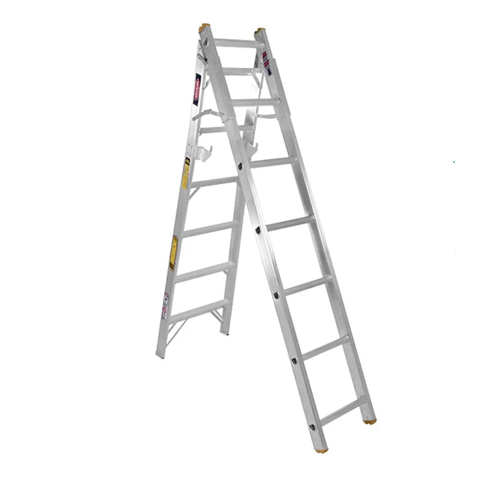 Escalera Convertible de Aluminio 13 Escalones Tipo II 77-19