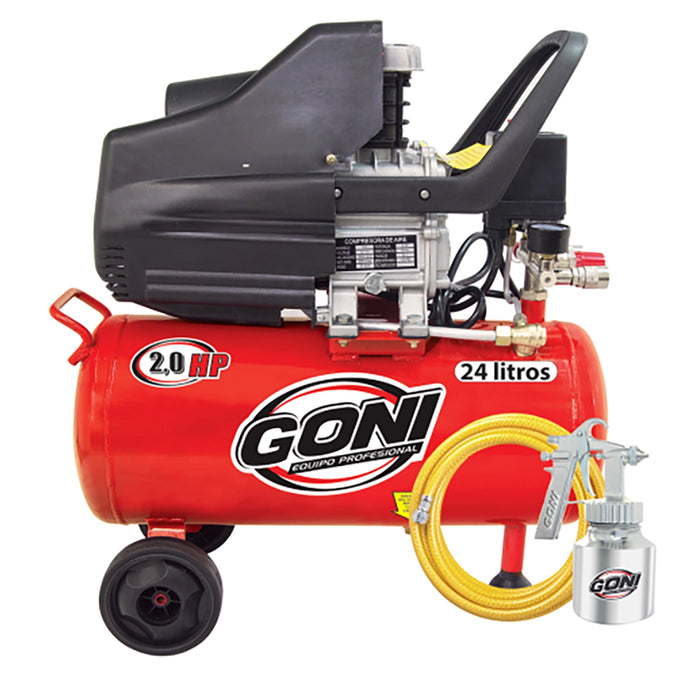 Compresor de 2.0 h.P. Y tanque 24 l. 930