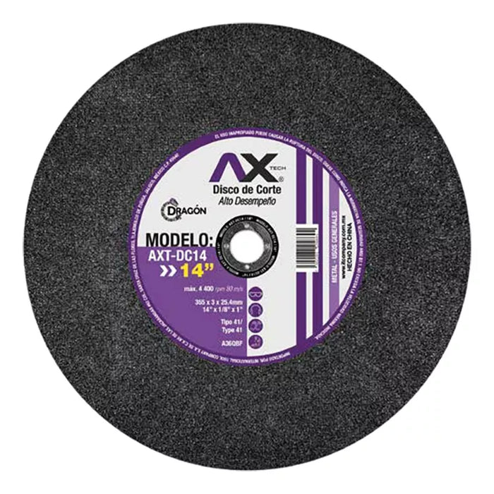 Disco De Corte De 14″ AXT-DC14