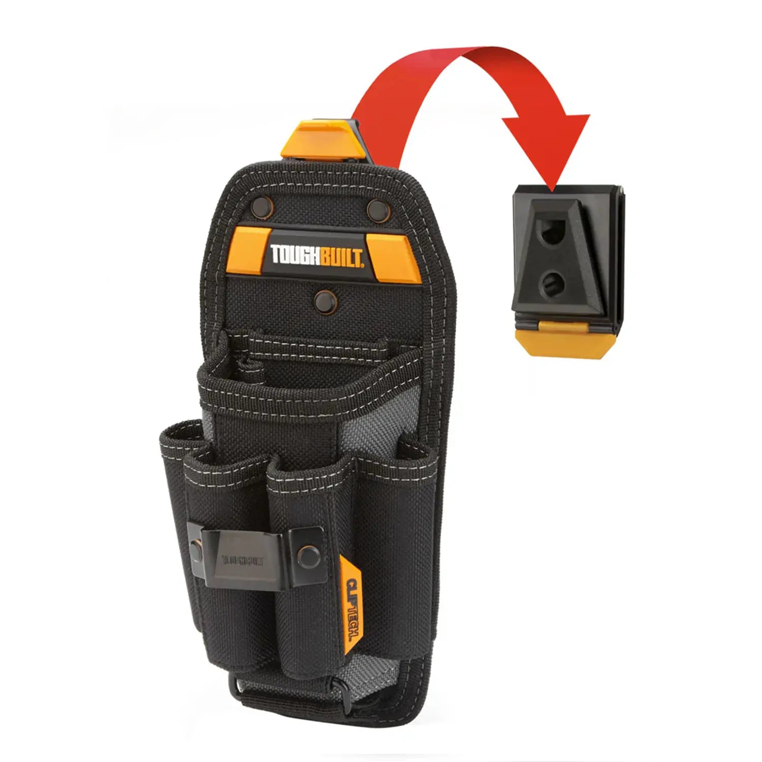 Bolsa Portaherramientas Grande De 6 Bolsillos Para Técnicos, ToughBuilt® TB-CT-36-L6