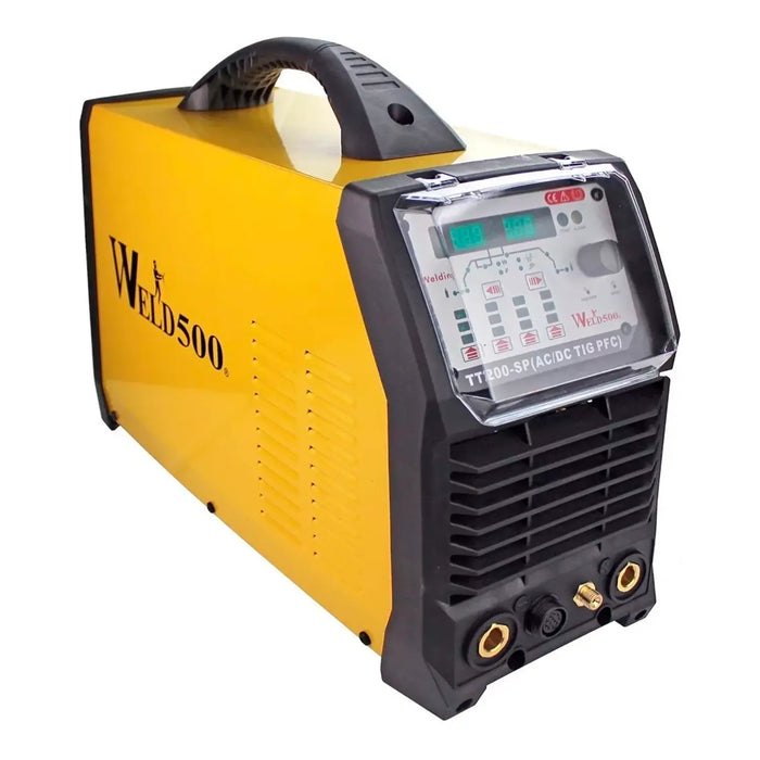 Máquina para soldar Weld500® tipo Inversor – Para Tig (GTAW) AC/DC pulsado y electrodo revestido (SMAW) – TT200-SP