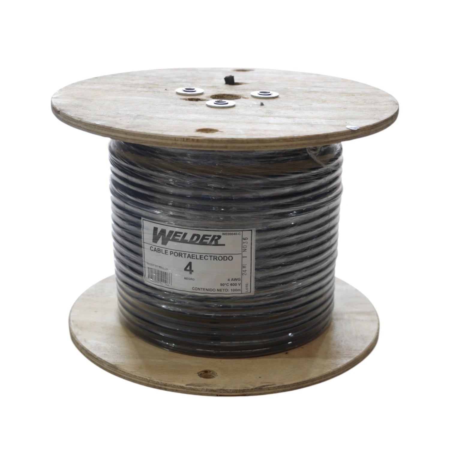 Cable portaelectrodo #4, 100 MT CABAW4-100