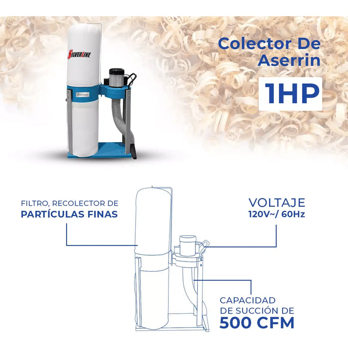 Colector De Aserrin 1 Hp DC-DC2041