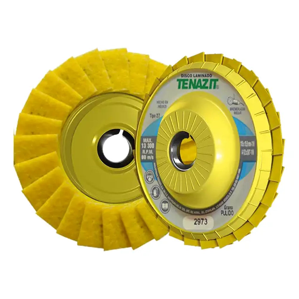 Disco laminado de fibra Pulizit para limpieza de 115 x 15.9-11 mm 2973