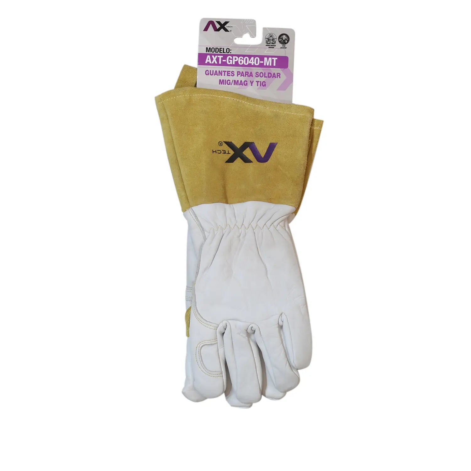 Guantes De Soldar Tig De Piel Calidad Premium AXT-GP6040-MT