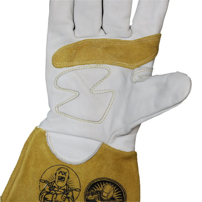 Guantes De Soldar Tig De Piel Calidad Premium AXT-GP6040-MT