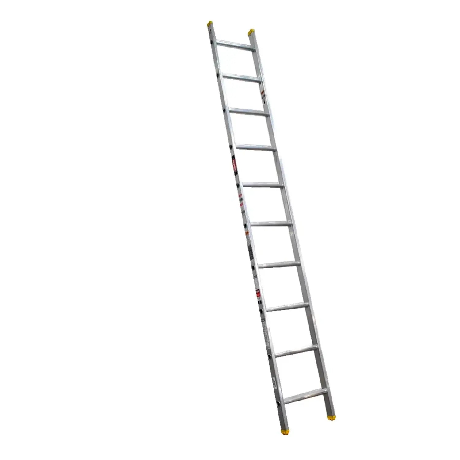 Escalera Recta de Aluminio Tubular 10 Escalones Tipo III 77-16
