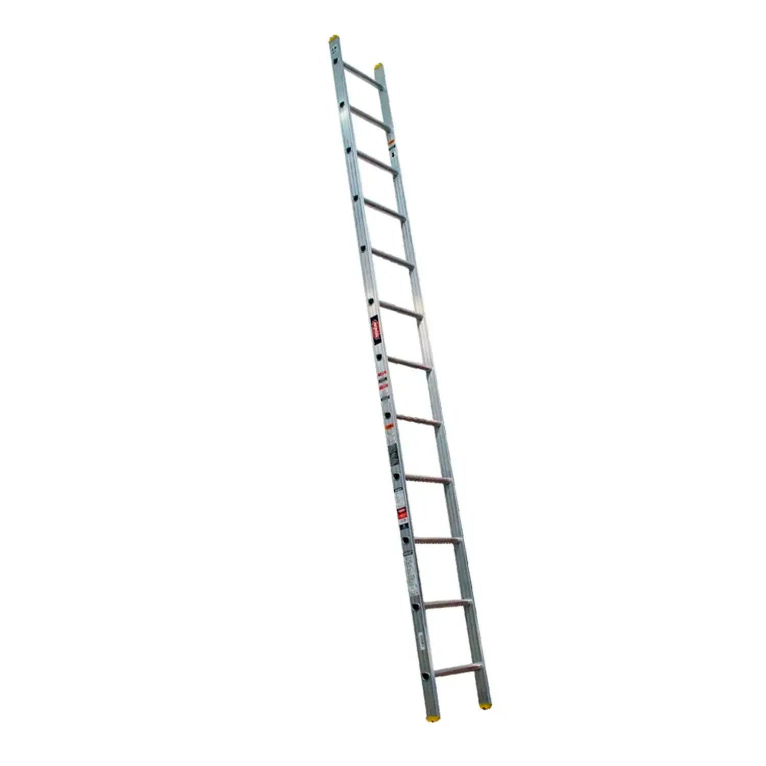 Escalera Recta de Aluminio Tubular 12 Escalones Tipo III 77-17
