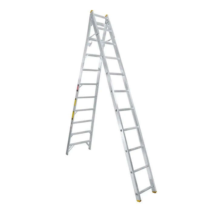 Escalera Convertible de Aluminio 21 Escalones Tipo II 77-21