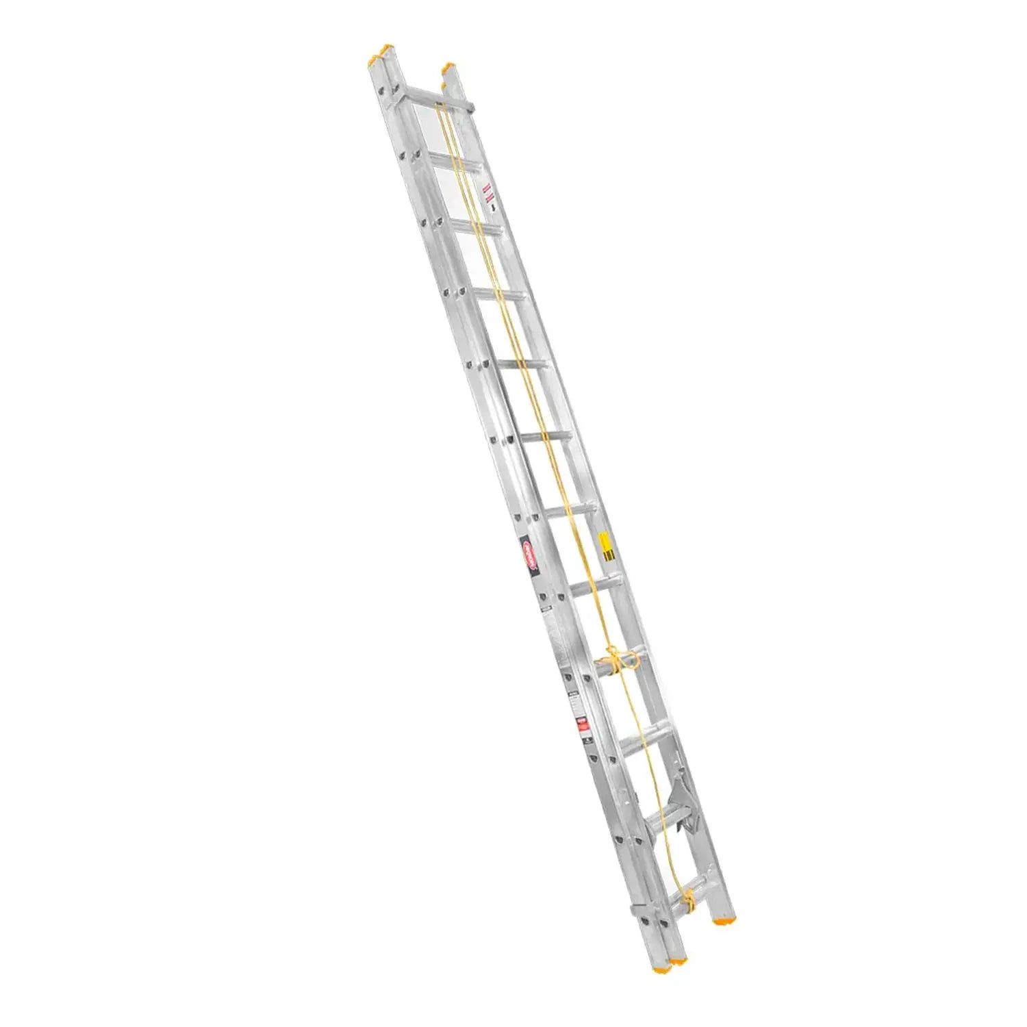 Escalera de Extensión de Aluminio Tubular 24 Escalones Tipo III 77-29