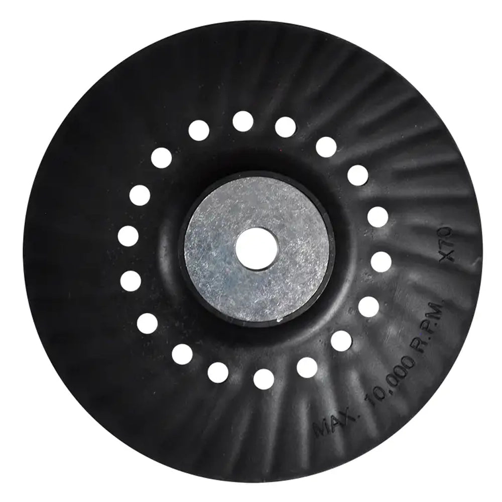 Respaldo para montar discos de lija de 7" en esmeriladora angular de 178 x 15.9-11 mm Cod. 950