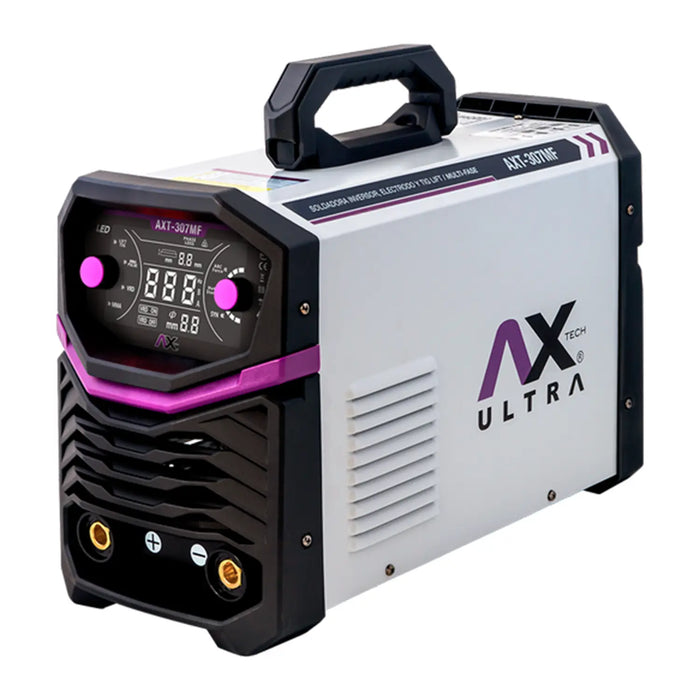 Soldadora Inversor Electrodo Y Tig Lift Multifase 1F O 3F 300A AXT-307MF