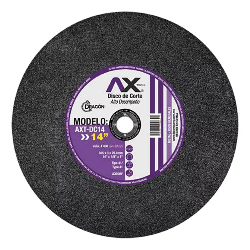 Disco De Corte De 14″ AXT-DC14