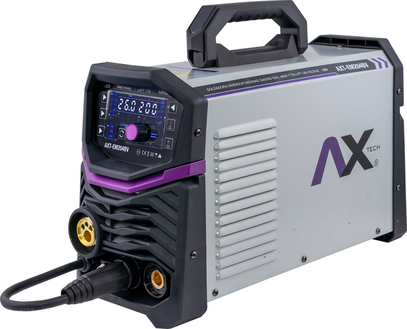 Soldadora inverter AX Tech AXT-EM204BV MIG, MMA y TIG Lift 200 A — imagen 2