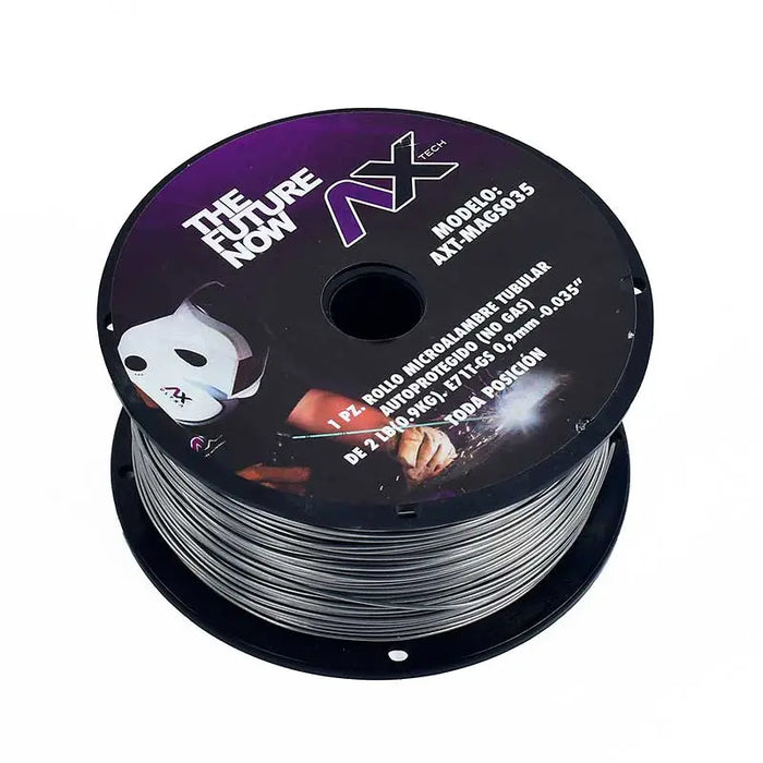 Rollo De Microalambre Tubular (No Gas), 2Lb, 0.035" E71T-Gs AXT-MAGS035
