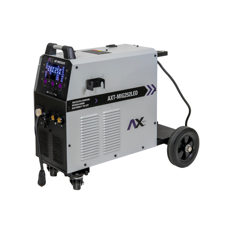 Soldadora inverter AX Tech AXT-MIG252LED MIG, MMA y TIG Lift 250 A — vista principal