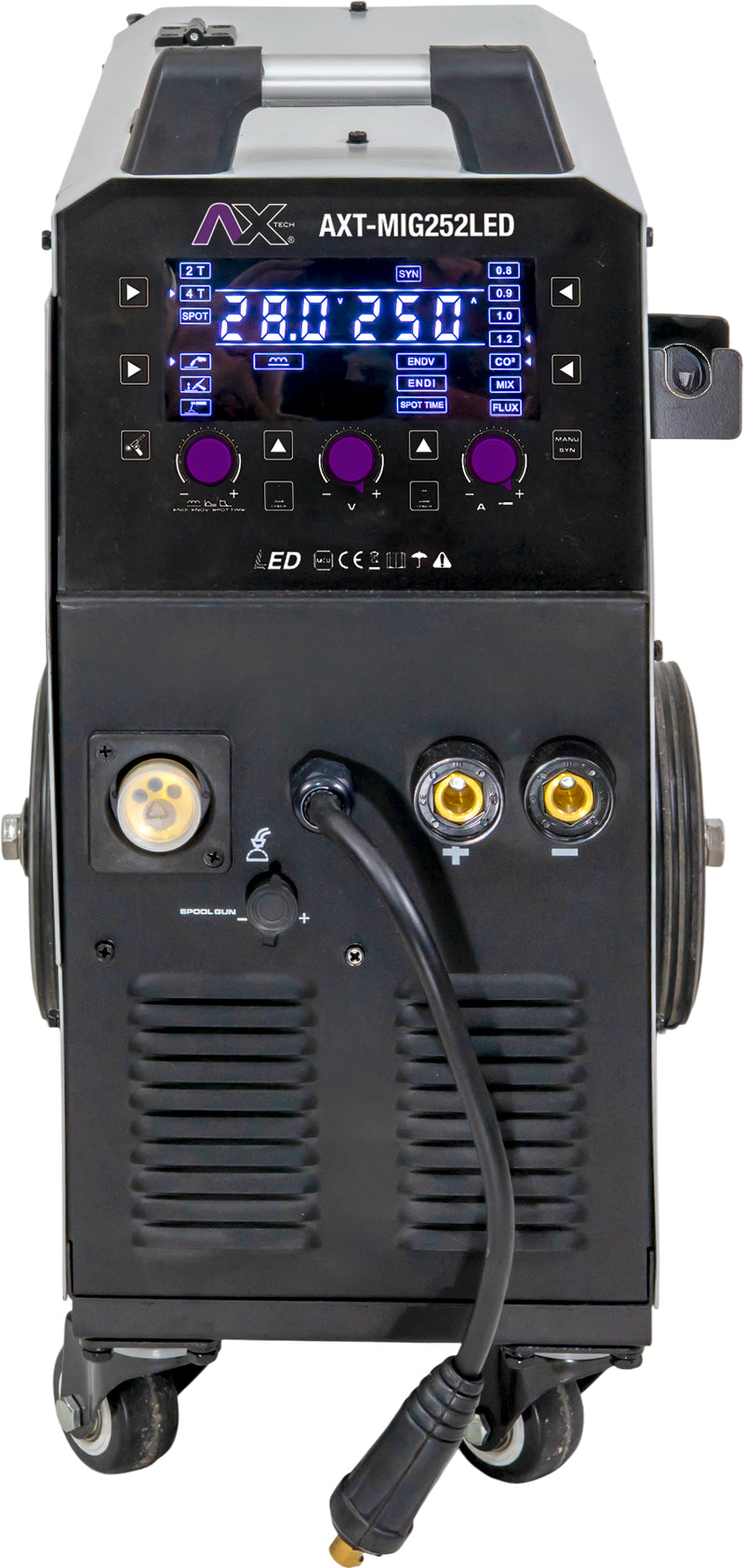 Soldadora inverter AX Tech AXT-MIG252LED MIG, MMA y TIG Lift 250 A — imagen 3