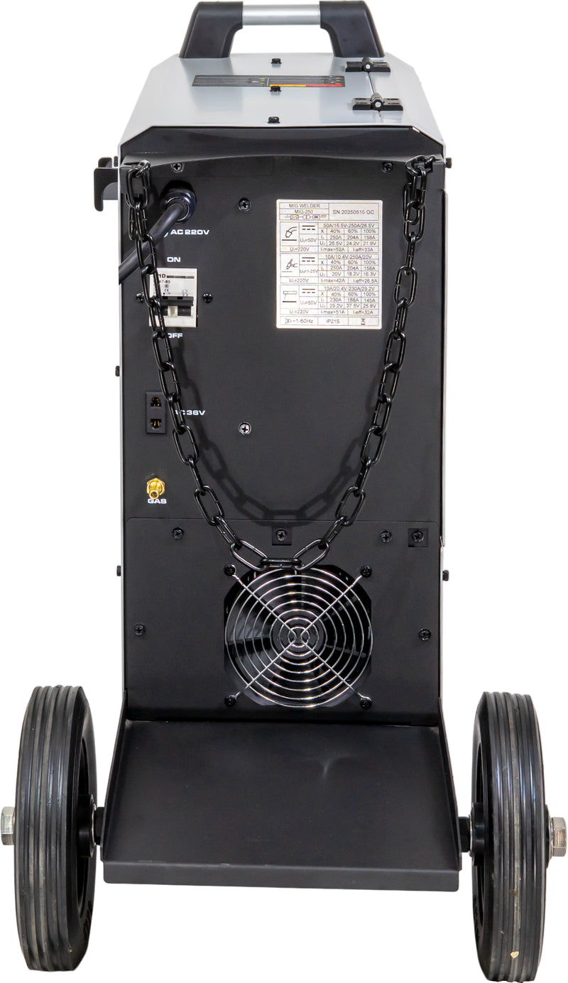 Soldadora inverter AX Tech AXT-MIG252LED MIG, MMA y TIG Lift 250 A — imagen 7