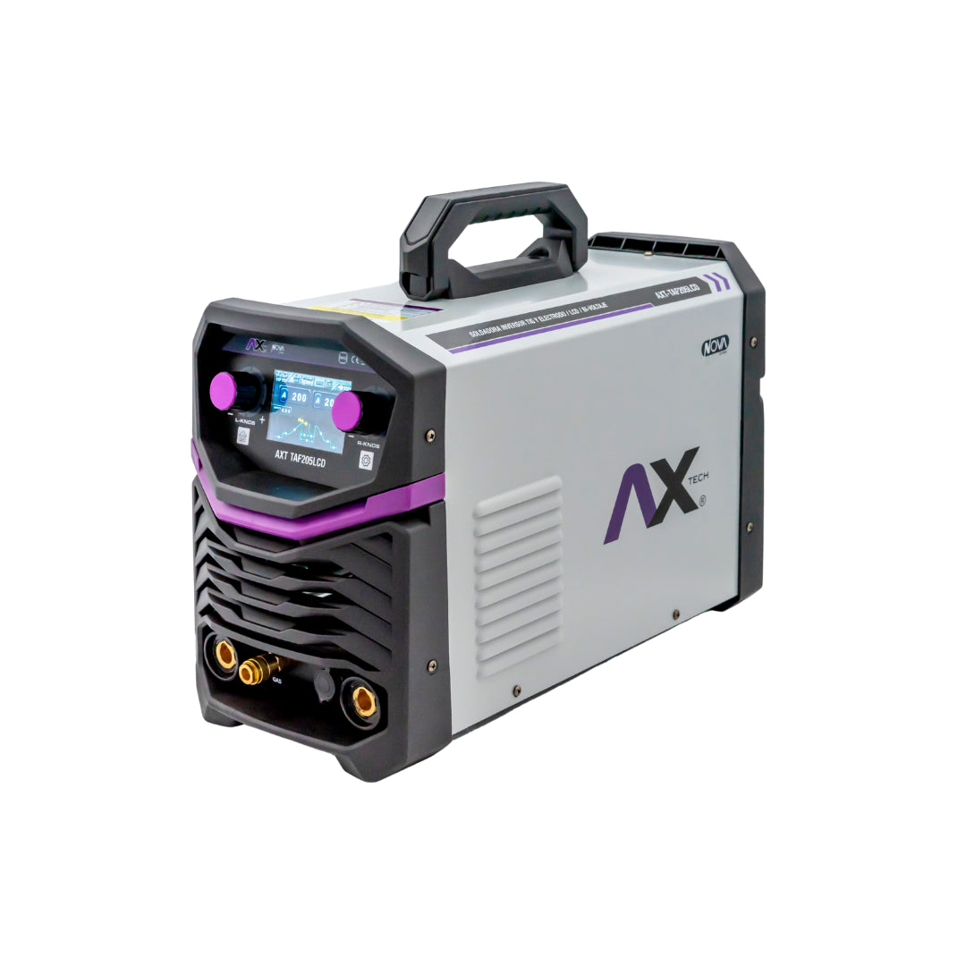 Soldadora inverter AX Tech AXT-TAF205LCD TIG HF AC/DC y MMA — vista principal