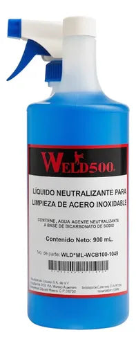 Liquido neutralizante para limpieza de acero inoxidable