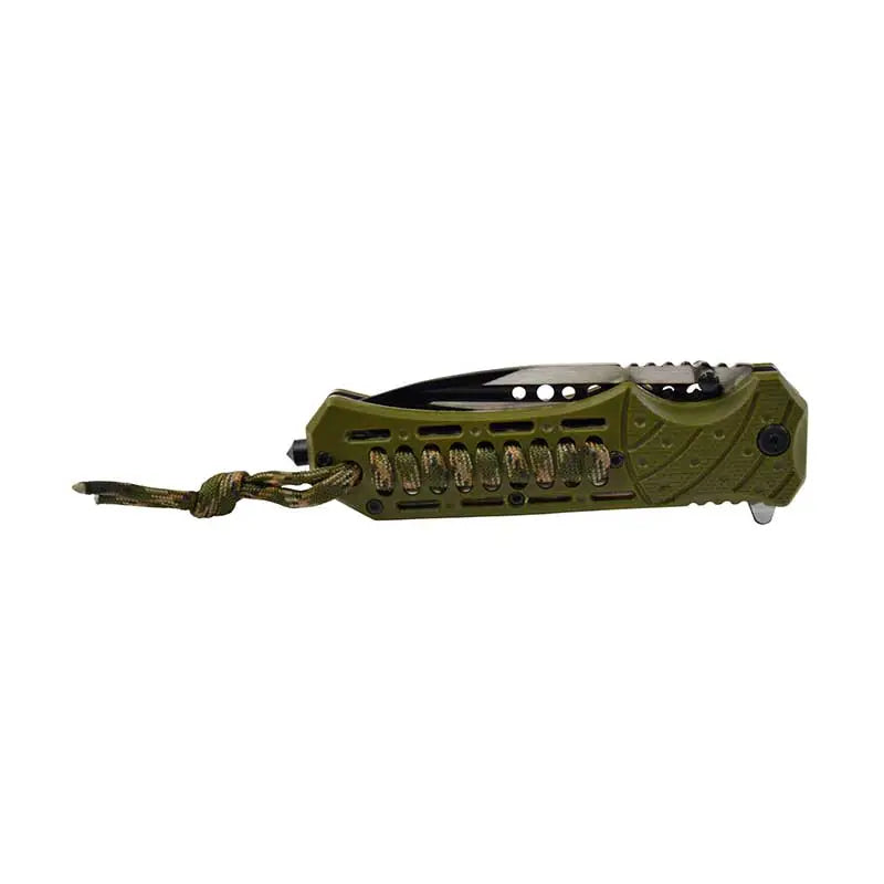 Navaja de bloqueo Wallis mango verde acero inox dureza 54-56 K901365