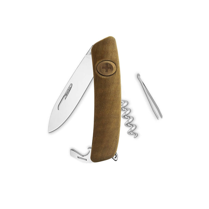 Navaja Standard , 7 funciones, madera nogal KNR01806300