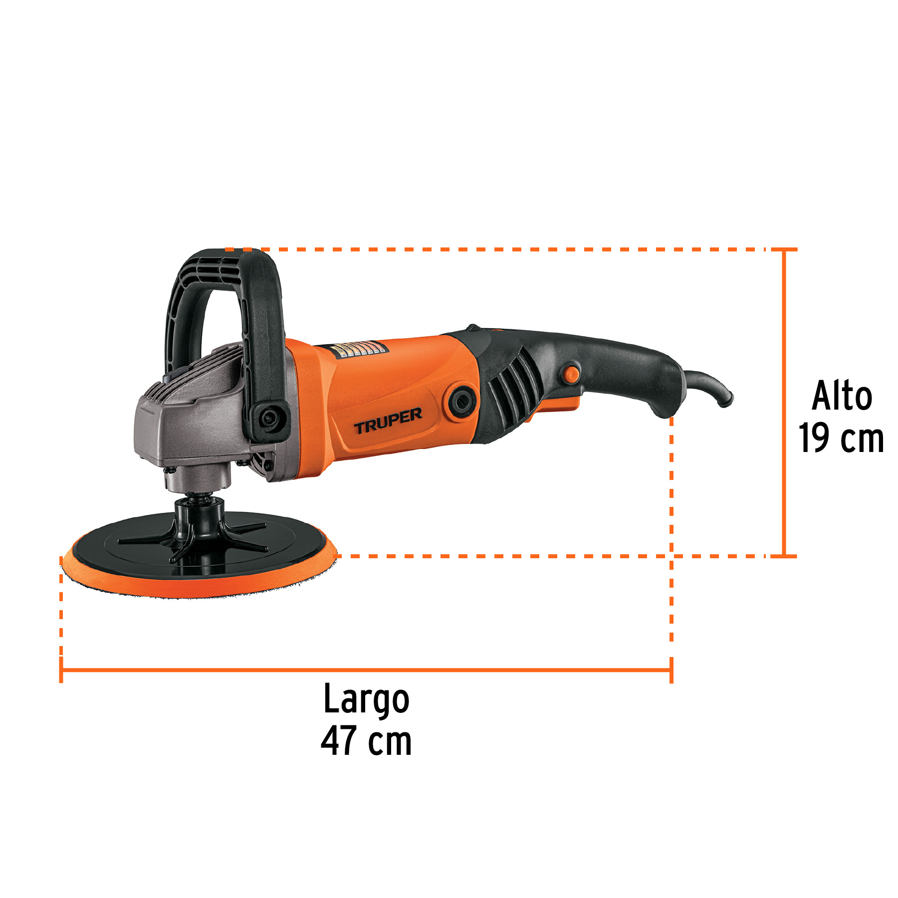 Pulidora velocidad variable 7" pula-7n