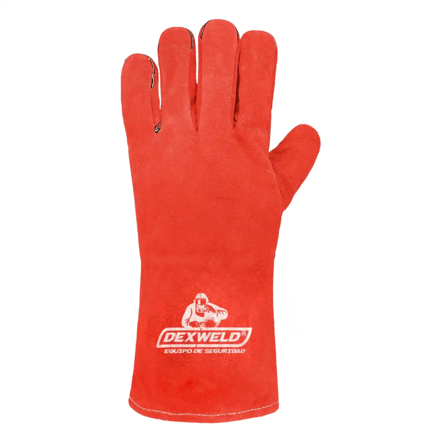 Guante Carnaza P/Soldador Rojo 14" R-CARNAZA