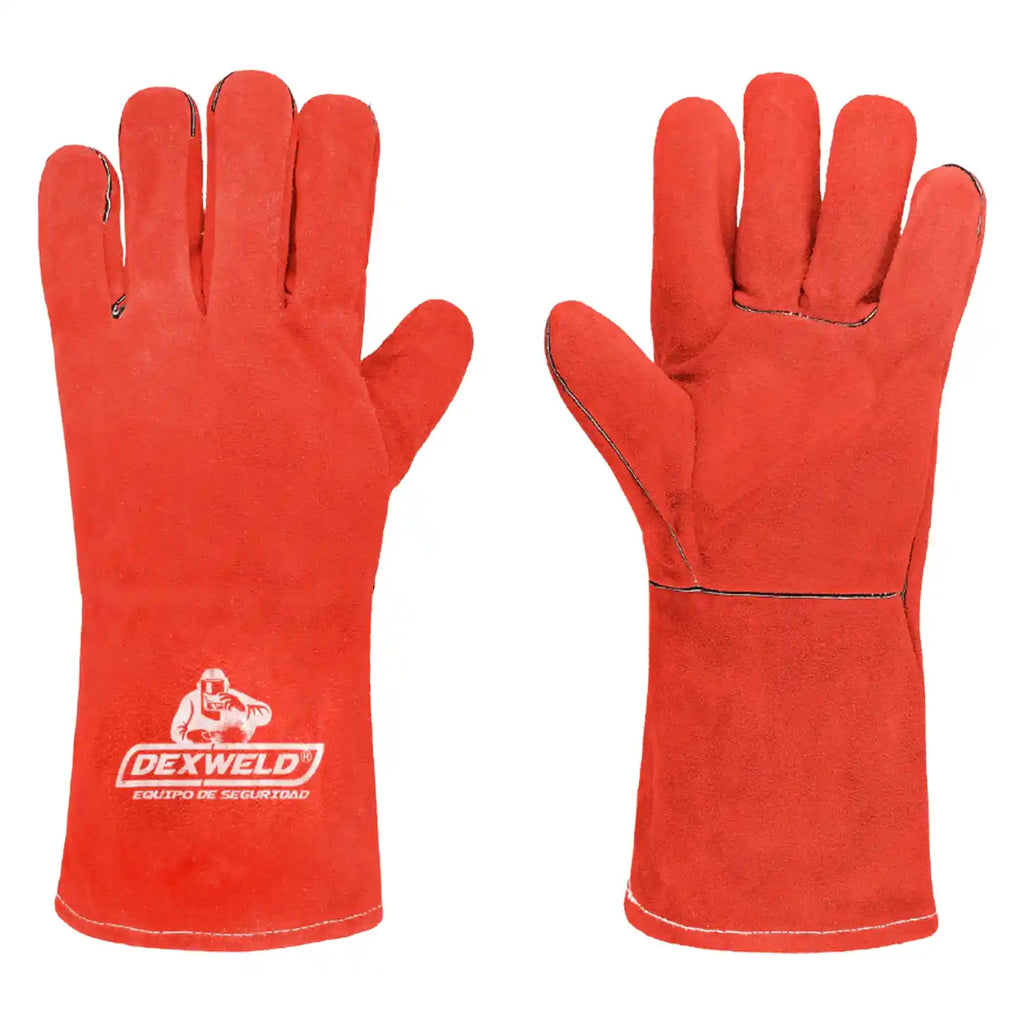 Guante Carnaza P/Soldador Rojo 14" R-CARNAZA