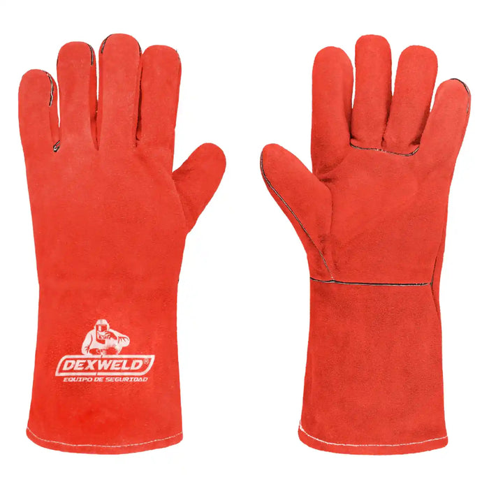 Guante Carnaza P/Soldador Rojo 14" R-CARNAZA