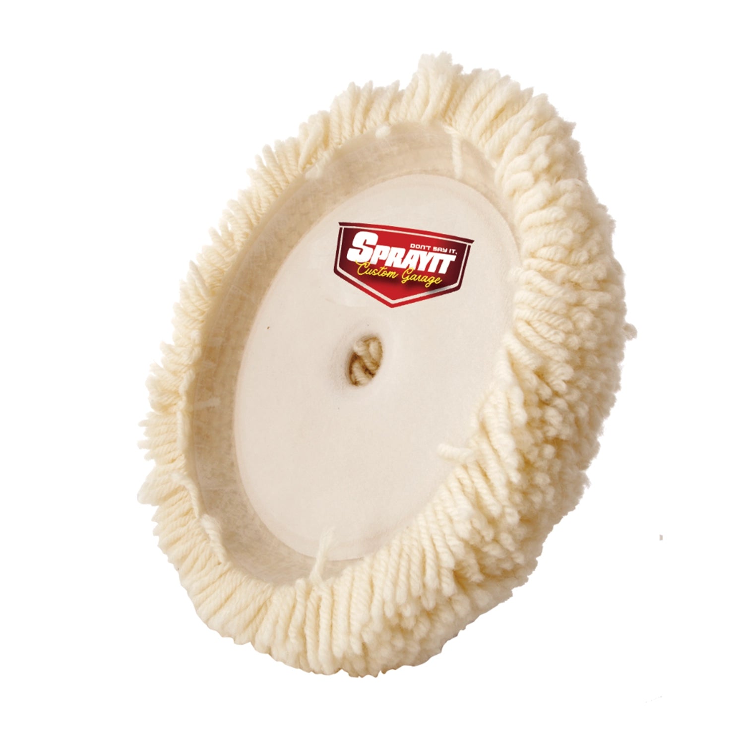 Borla de 1 cara con velcro 100% de 8" sp5102