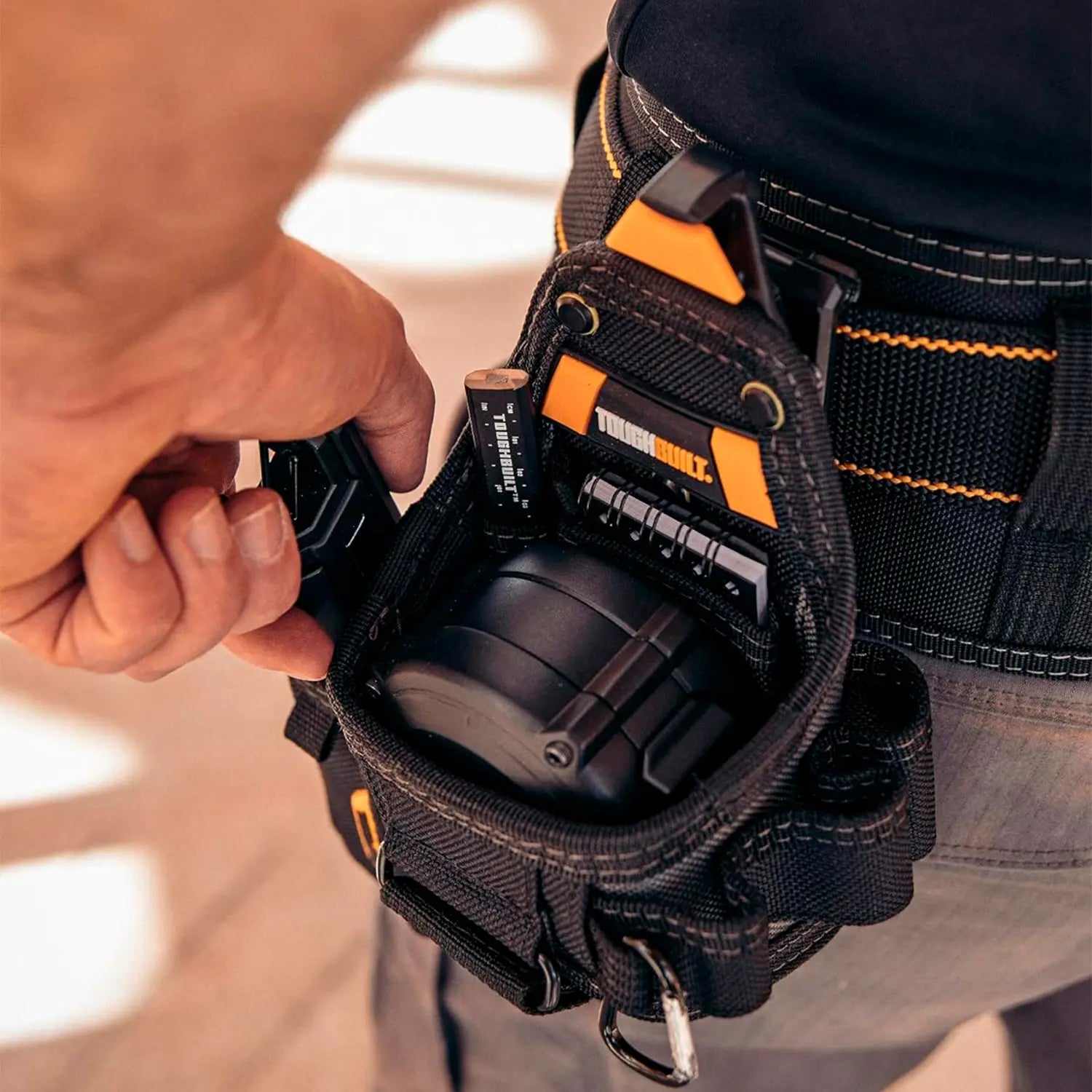 Bolsa Portaherramientas Para Cinta Métrica / Navaja Multiuso, ToughBuilt® TB-CT-25X