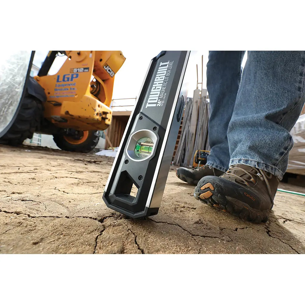 Nivel De Caja Magnético Con Luz 24" TB-H2-L-24LH-M