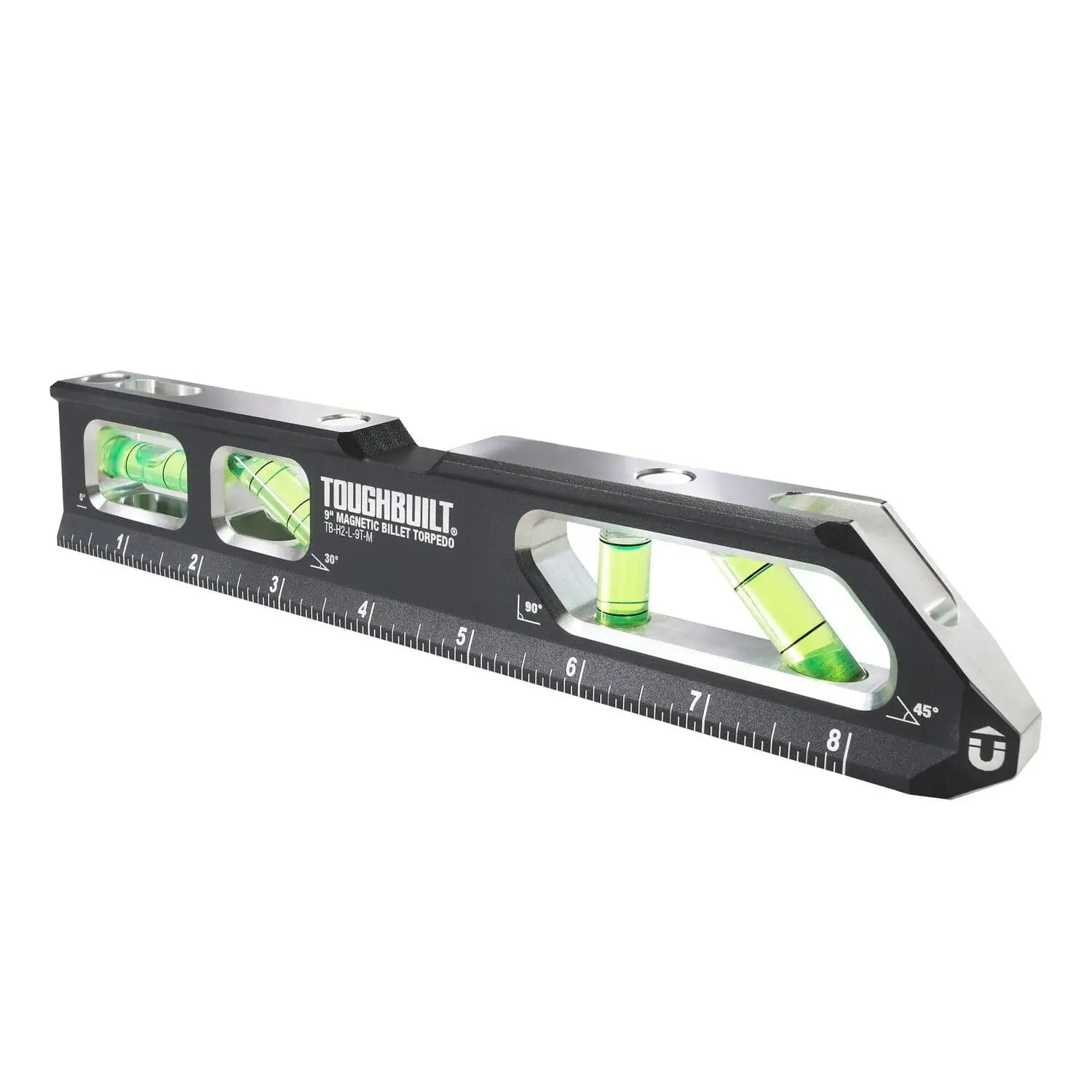 Nivel Torpedo Magnético De 23 cm (9"), Para Alineaciones Precisas, ToughBuilt® TB-H2-L-9T-M