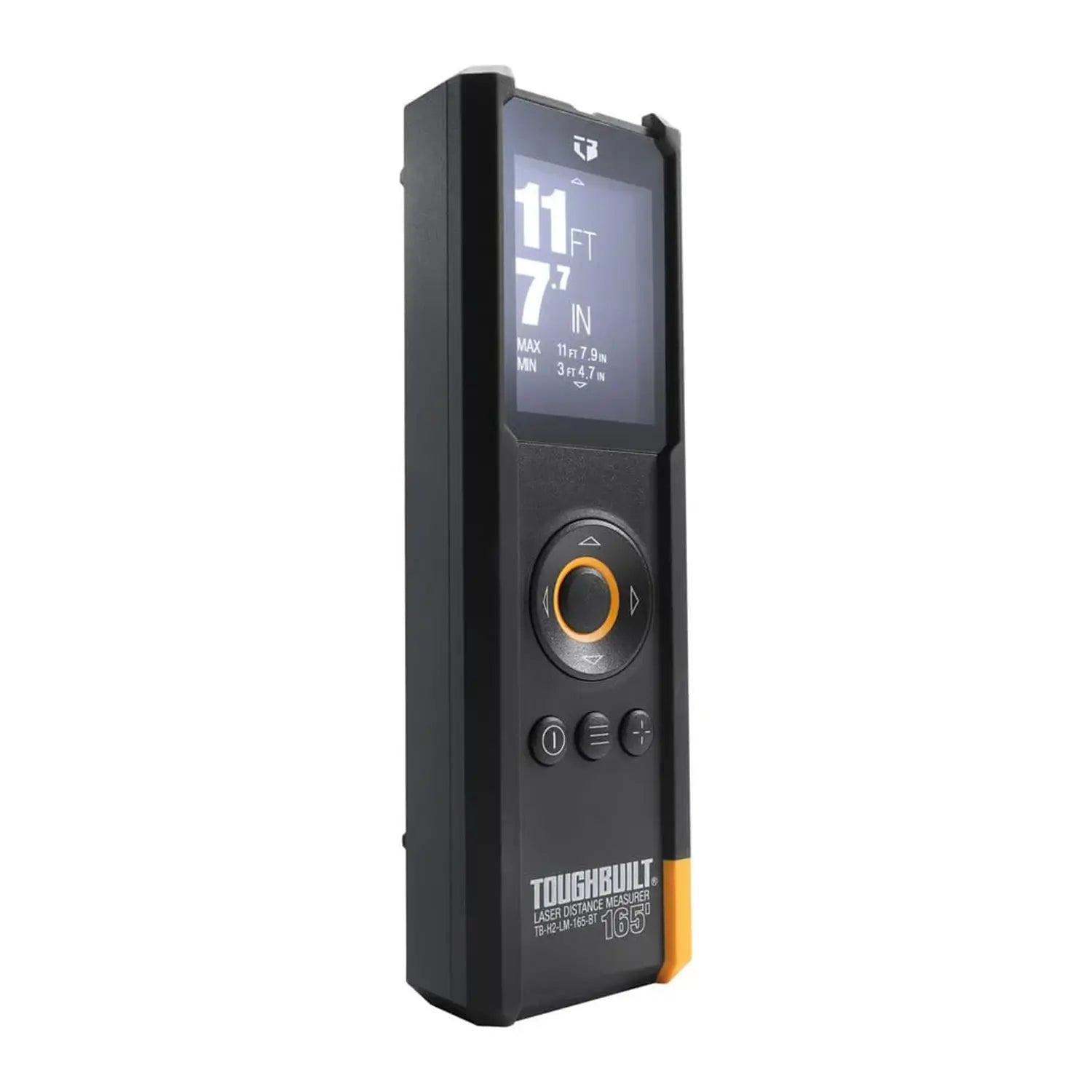 Medidor De Distancia Láser De 50 Metros (165´), ToughBuilt® TB-H2-LM-165-BT