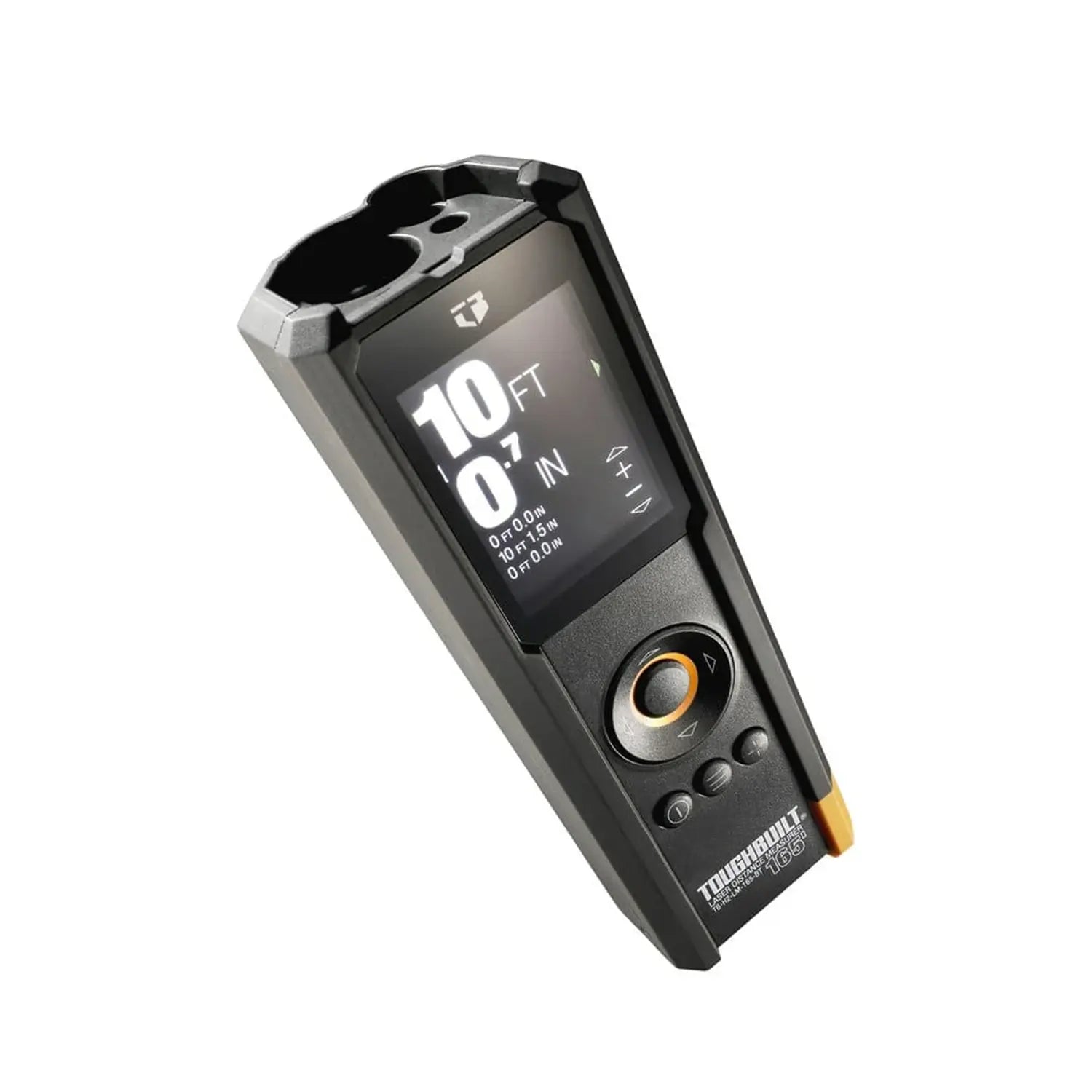 Medidor De Distancia Láser De 50 Metros (165´), ToughBuilt® TB-H2-LM-165-BT