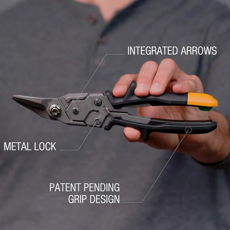 Tijeras De Aviación Con Corte Hacia La Derecha, Para Lámina, ToughBuilt® TB-H4-60-R
