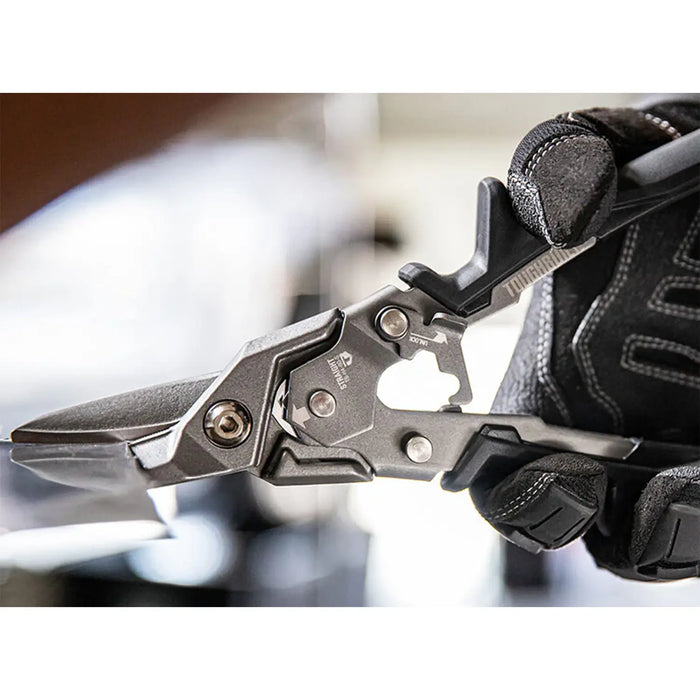 Tijeras De Aviación De Corte Recto Largo, Para Lámina, ToughBuilt® TB-H4-60-SL