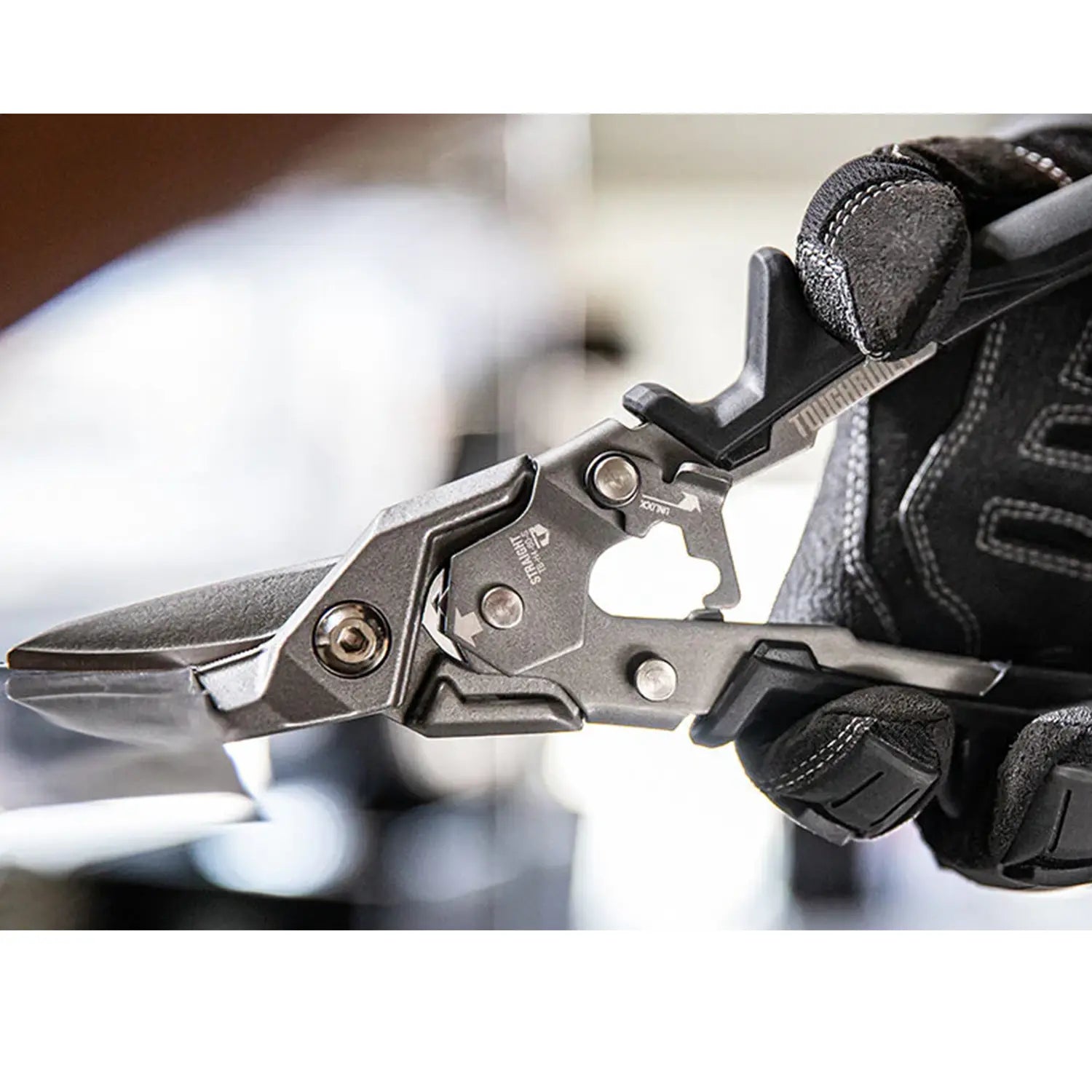 Tijeras De Aviación De Corte Recto, Para Lámina ToughBuilt® TB-H4-60-S