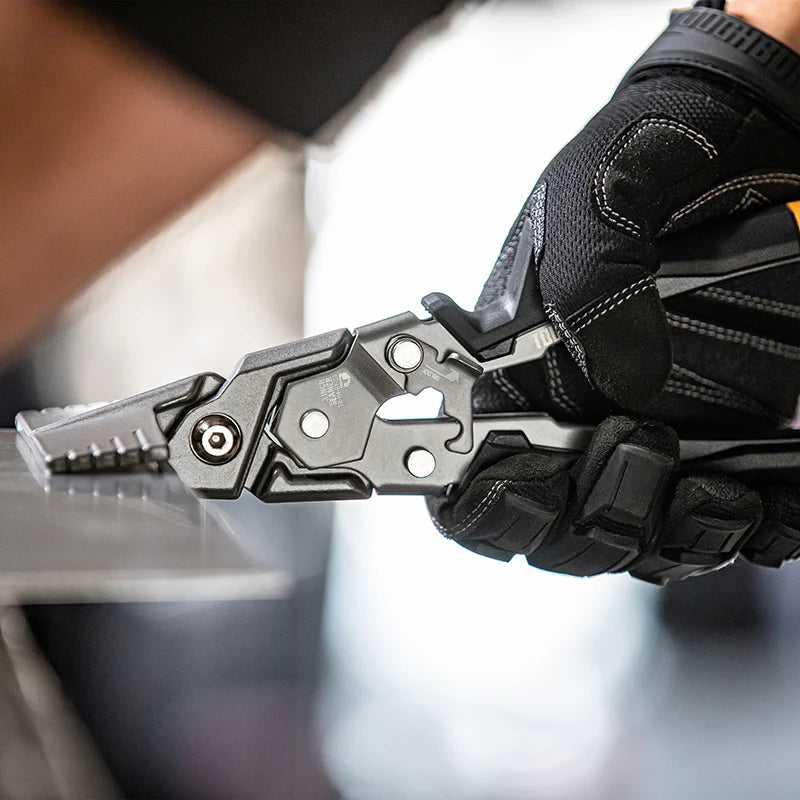 Tijeras De Aviación con Mordaza De 3” (7.6 cm) Para Láminas, ToughBuilt® TB-H4-61-S3