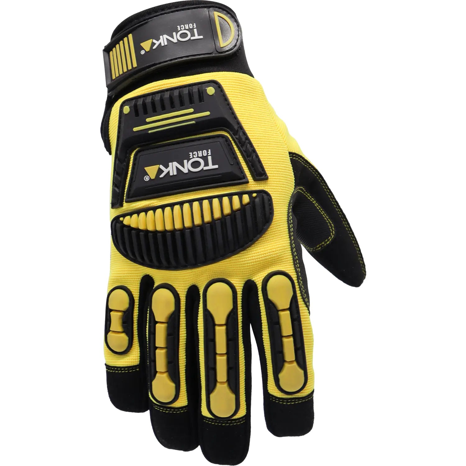 Guantes para mecánico anti-impacto de piel sintética TKA-GCI2022