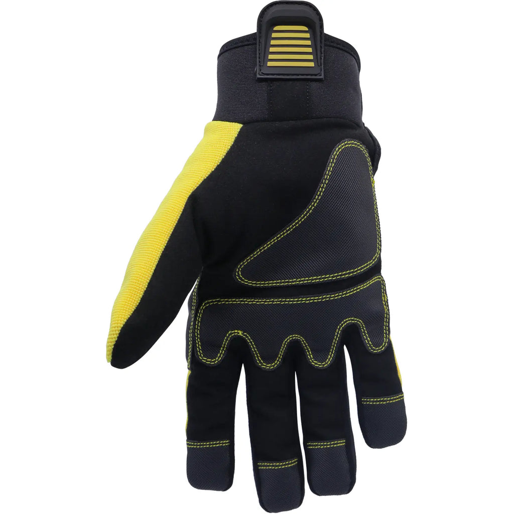 Guantes para mecánico anti-impacto de piel sintética TKA-GCI2022