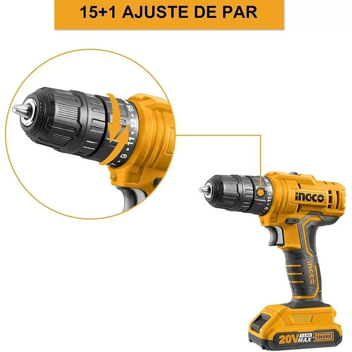 Taladro Inalambrico Indicador Led UCDLI20012