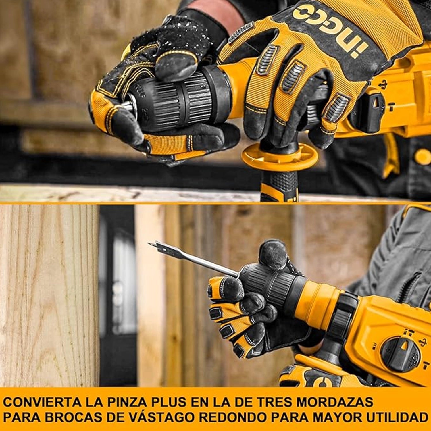 Rotomartillo 800 W Sds Plus Profesional Con Broquero URGH9028-2