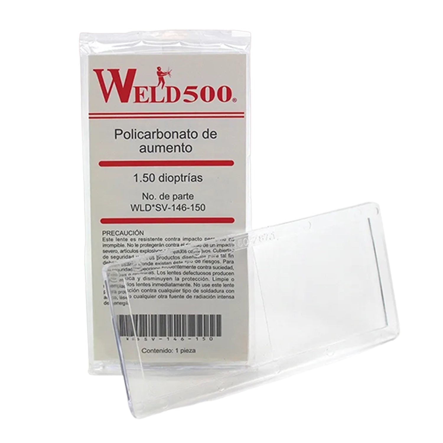 Policarbonato de aumento 2.25 dioptrias WLDSV-146-225