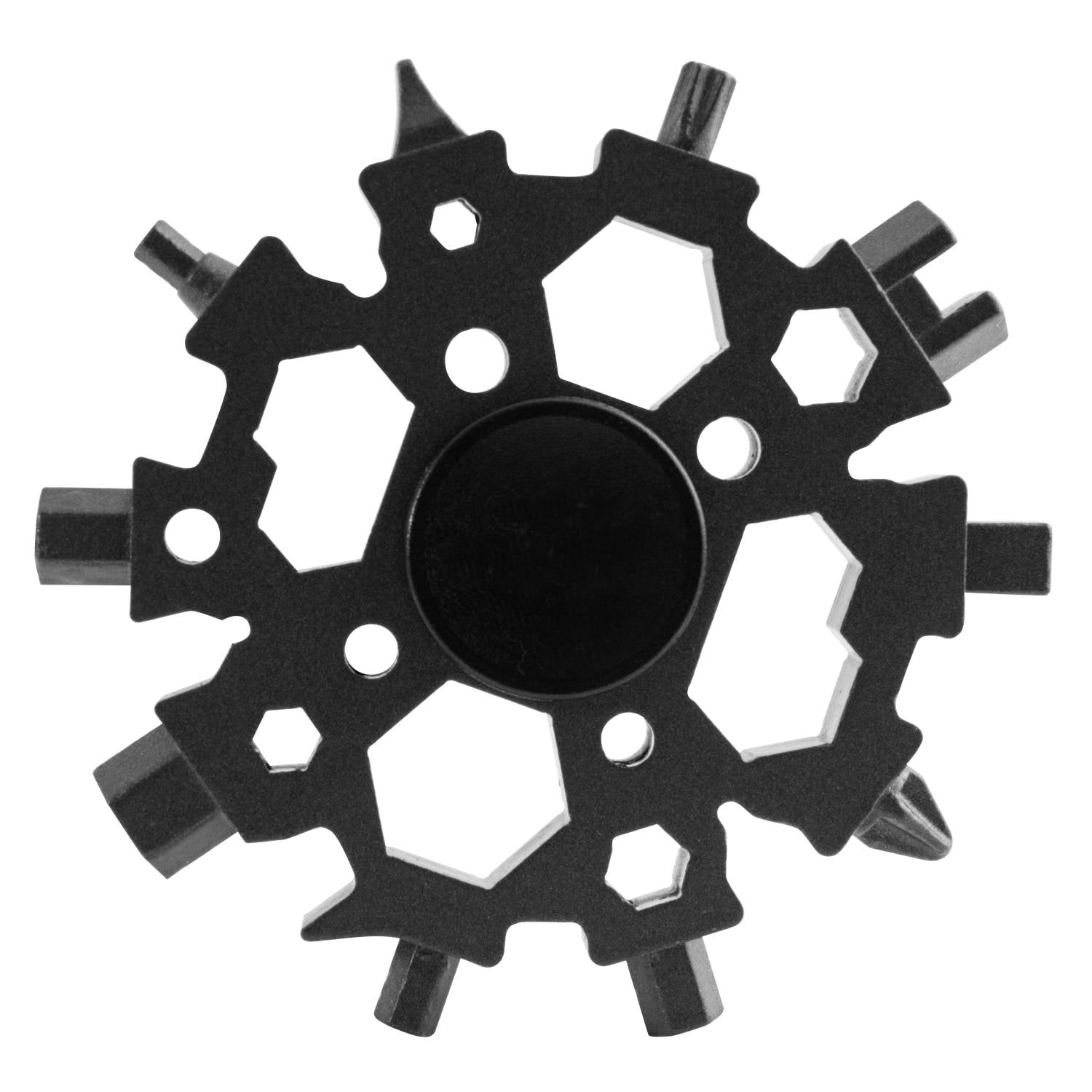 Multiherramienta universal portátil, 22 usos, acero inoxidable negro K900381