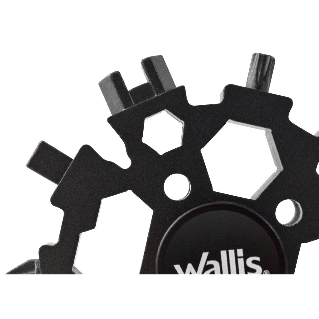 Multiherramienta universal portátil, 22 usos, acero inoxidable negro K900381